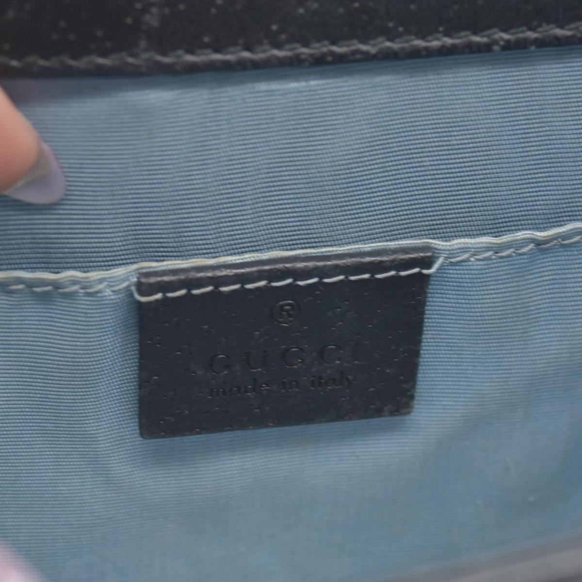 $2590 Gucci Calfskin Small Sylvie Shoulder Bag Black