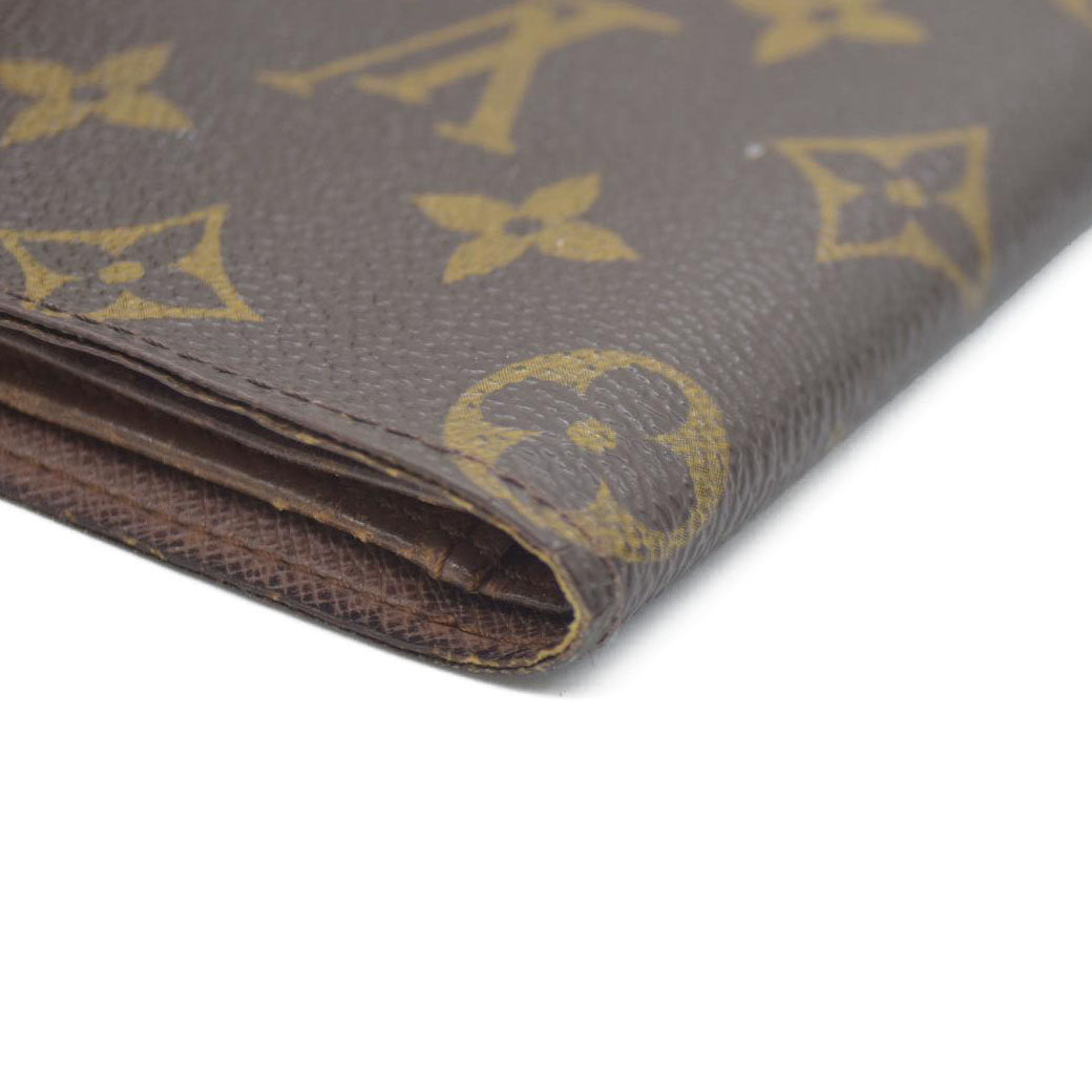 Louis Vuitton Monogram PorteBillets 6 Cartes Credit Bifold Wallet Brown CA0916