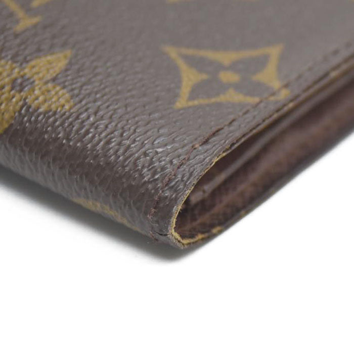 Louis Vuitton Monogram PorteBillets 6 Cartes Credit Bifold Wallet Brown CA0916