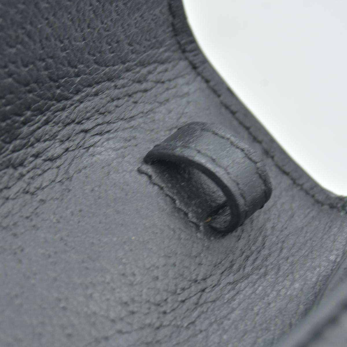 $2590 Gucci Calfskin Small Sylvie Shoulder Bag Black