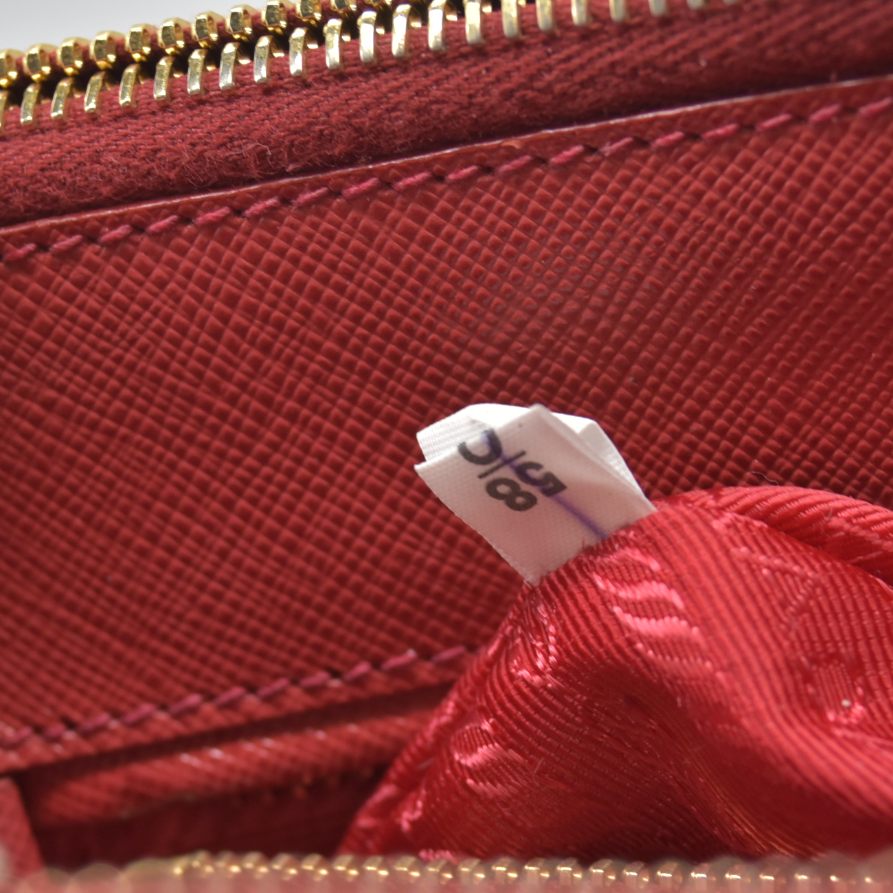 $4700 Prada Saffiano Mini Galleria Double Zip Tote Fuxia