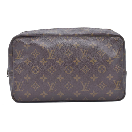 $600 LOUIS VUITTON Monogram Trousse Toilette 28 Clutch Bag CONSIGNMENT