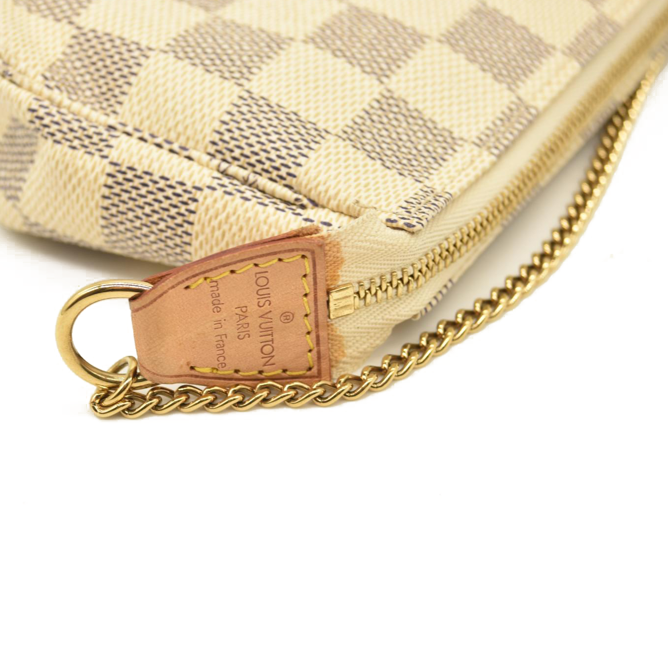 LOUIS VUITTON Damier Azur Mini Pochette Accessories  FL0067