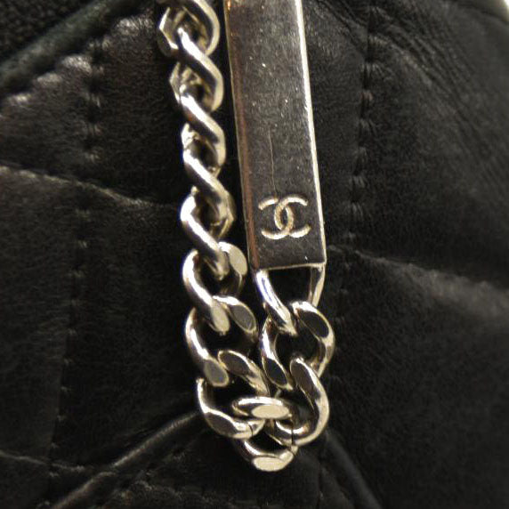Chanel  Calfskin Cambon Zip Around Organizer Wallet Black