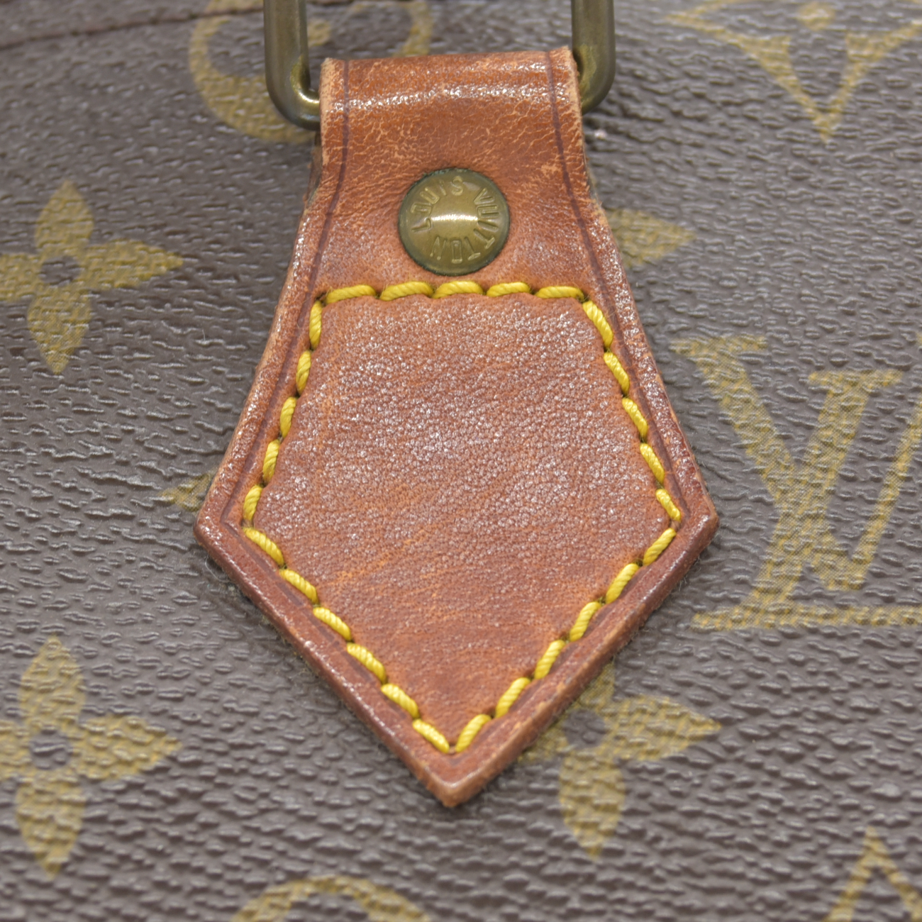 1987 $1550 Louis Vuitton LV Hand Bag Speedy 25 Brown Monogram MI874