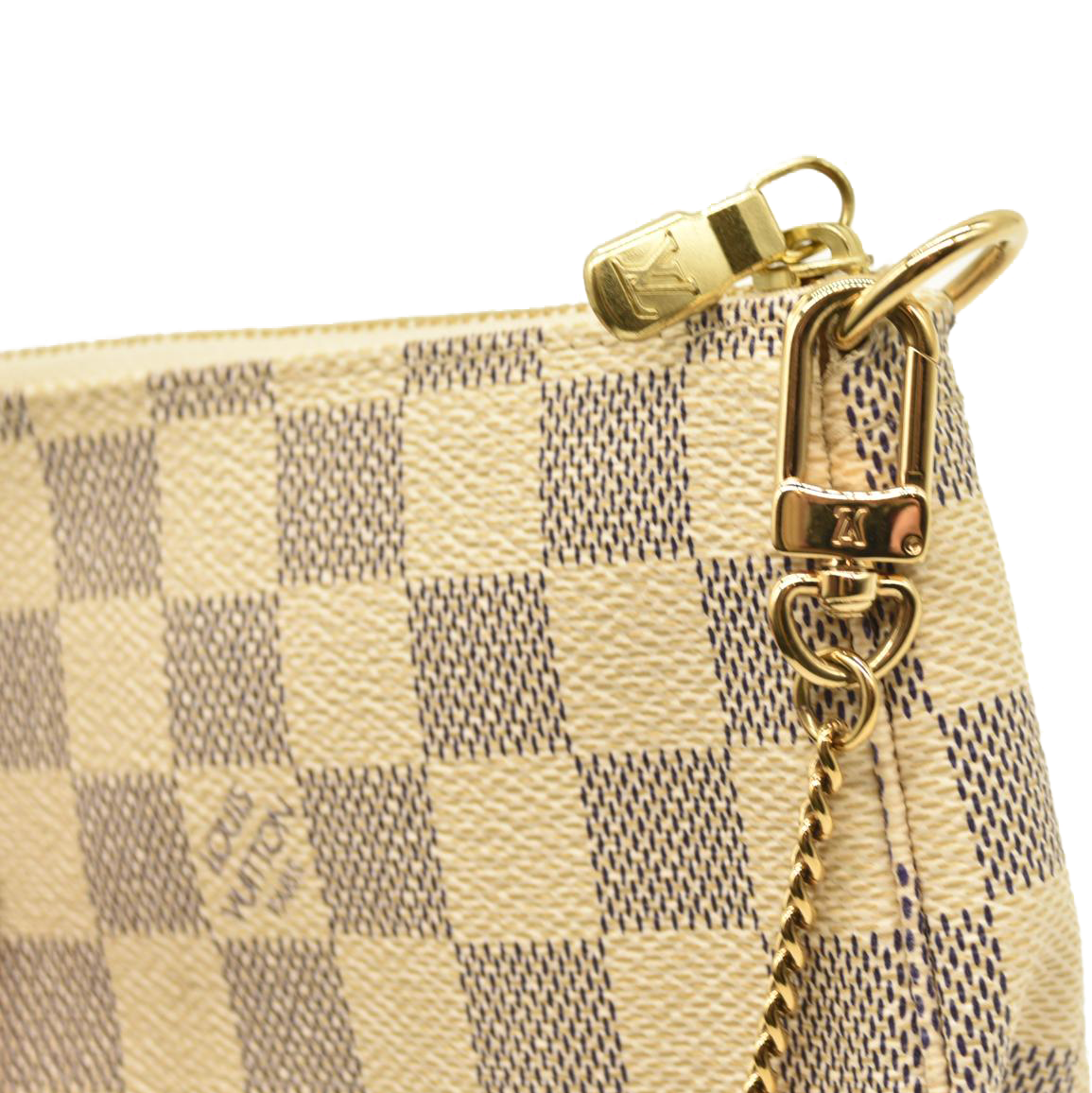 LOUIS VUITTON Damier Azur Mini Pochette Accessories  FL0067