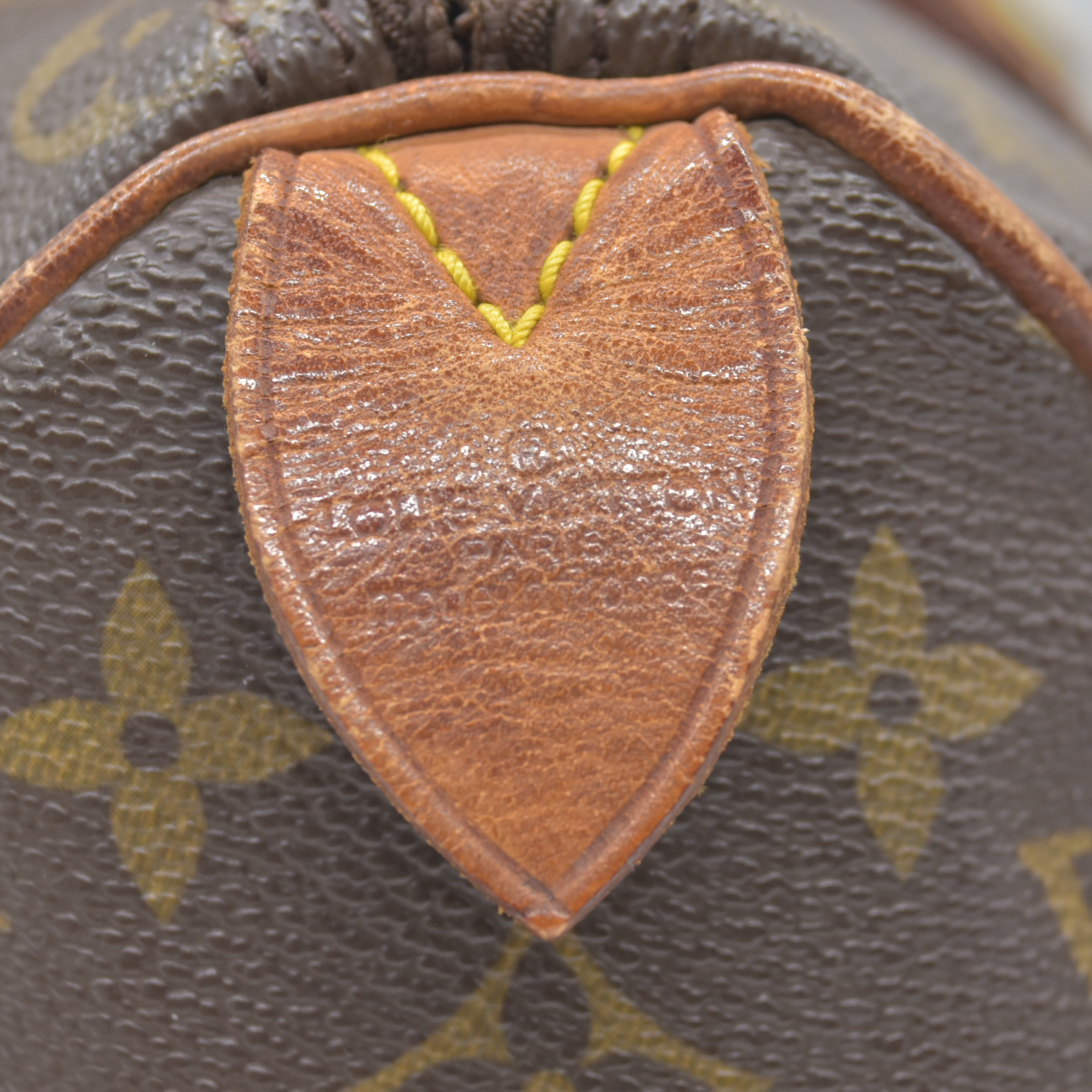 1987 $1550 Louis Vuitton LV Hand Bag Speedy 25 Brown Monogram MI874