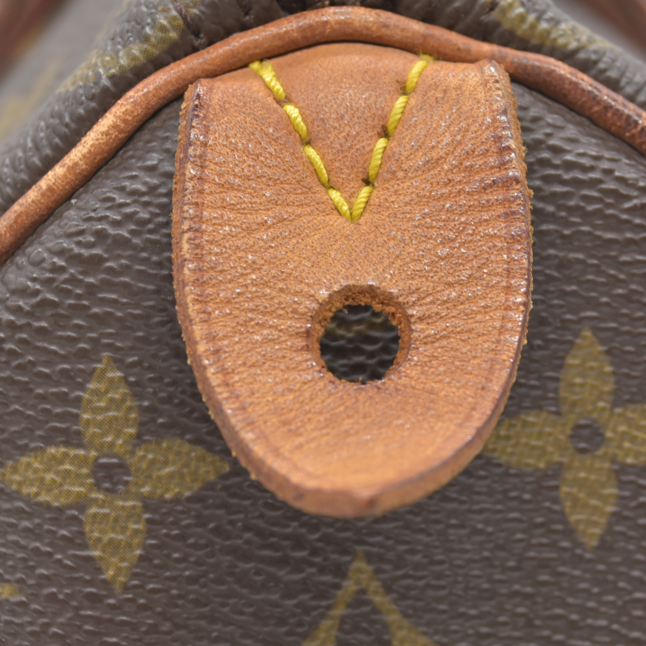 1987 $1550 Louis Vuitton LV Hand Bag Speedy 25 Brown Monogram MI874