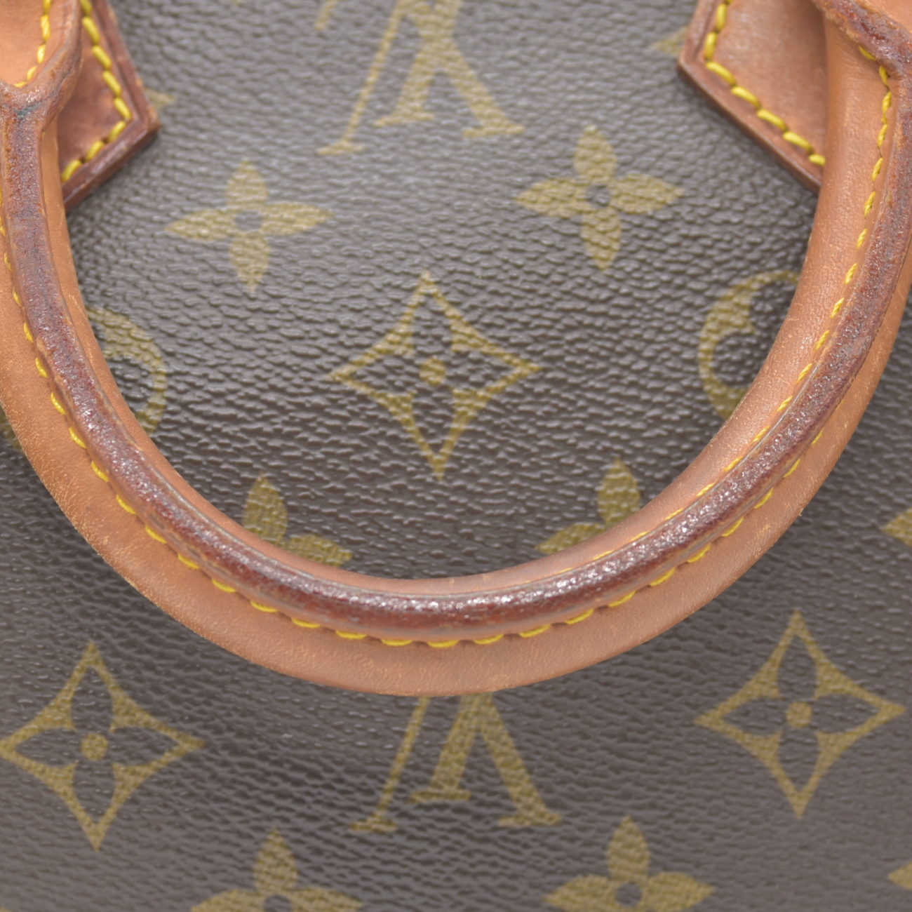1987 $1550 Louis Vuitton LV Hand Bag Speedy 25 Brown Monogram MI874