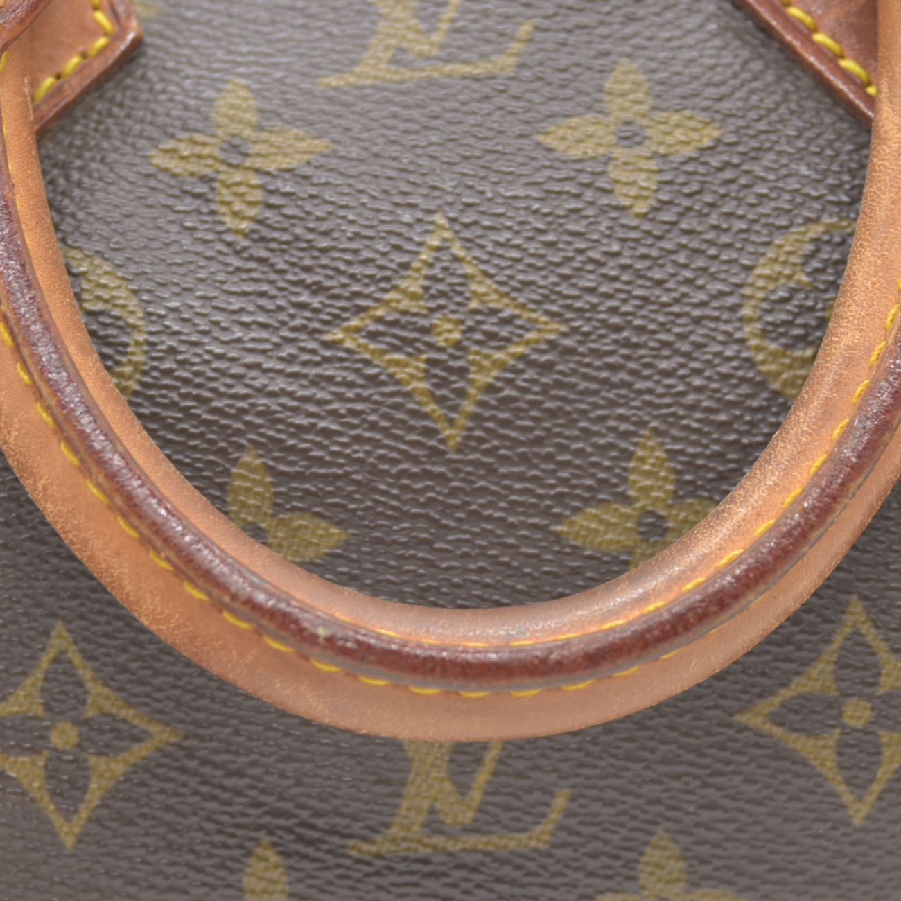 1987 $1550 Louis Vuitton LV Hand Bag Speedy 25 Brown Monogram MI874