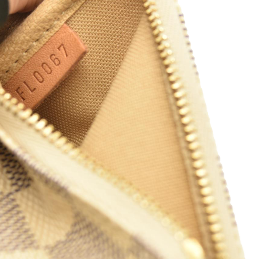LOUIS VUITTON Damier Azur Mini Pochette Accessories  FL0067