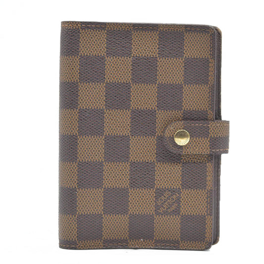 LOUIS VUITTON Damier Ebene Agenda PM Day Planner Notebook Cover CA0958