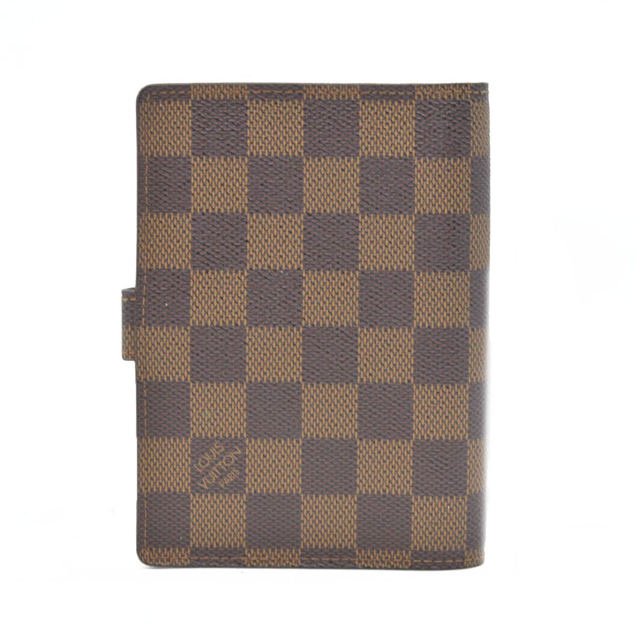 LOUIS VUITTON Damier Ebene Agenda PM Day Planner Notebook Cover CA0958