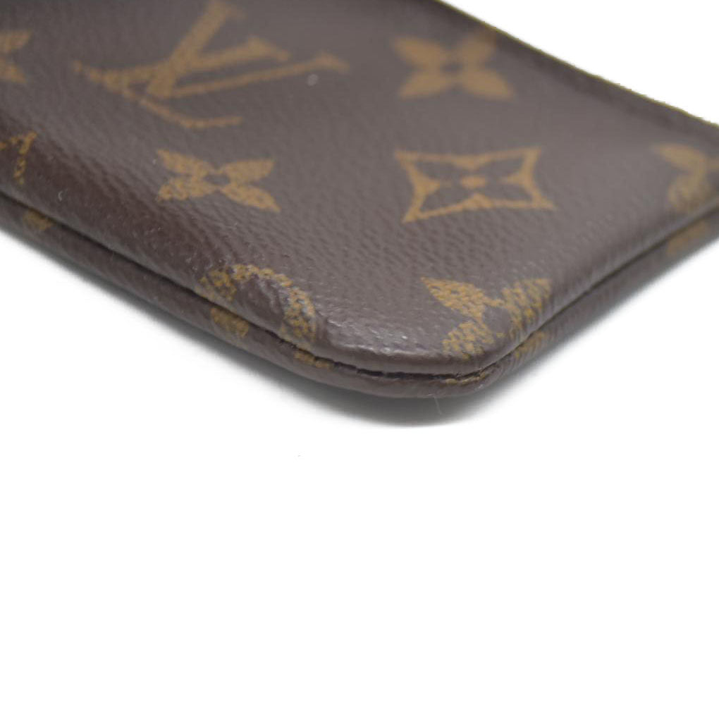 Louis Vuitton Monogram Pochette Cles Wallet Coin Purse Brown CT4260