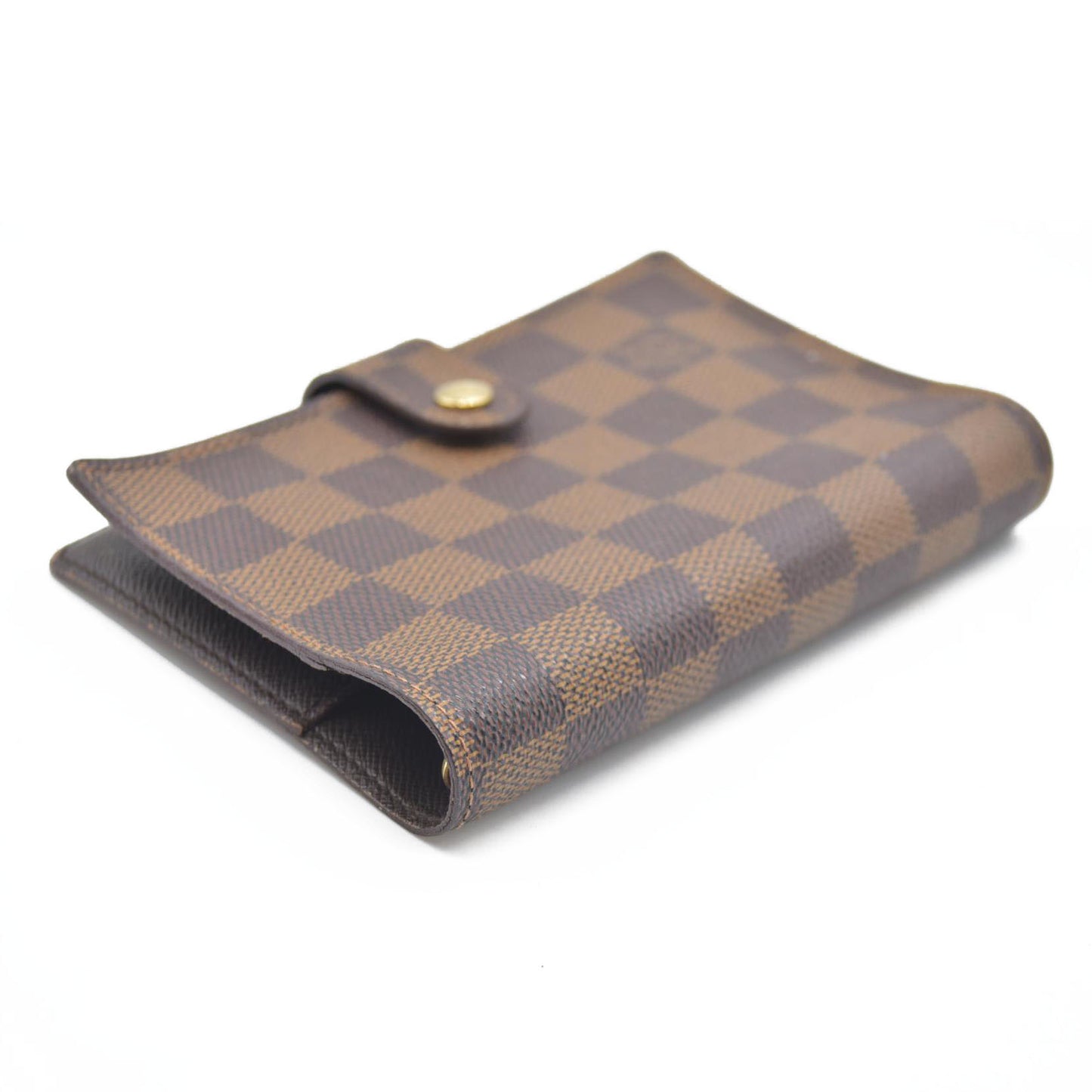 LOUIS VUITTON Damier Ebene Agenda PM Day Planner Notebook Cover CA0958