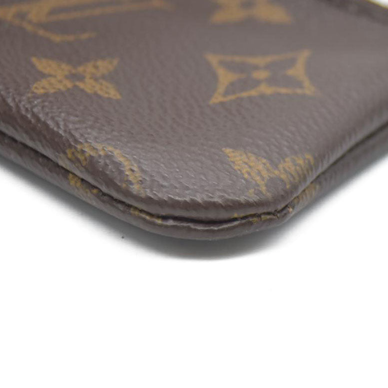 Louis Vuitton Monogram Pochette Cles Wallet Coin Purse Brown CT4260