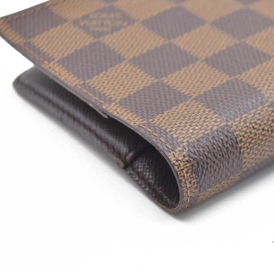 LOUIS VUITTON Damier Ebene Agenda PM Day Planner Notebook Cover CA0958