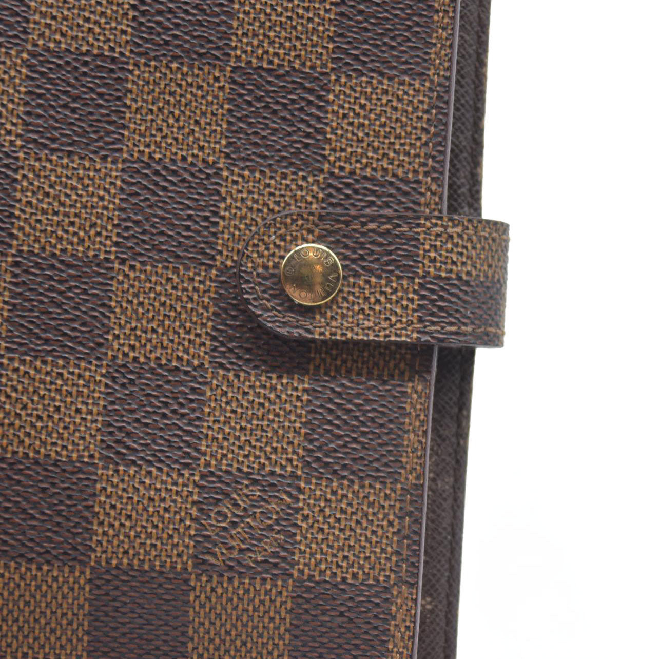 LOUIS VUITTON Damier Ebene Agenda PM Day Planner Notebook Cover CA0958