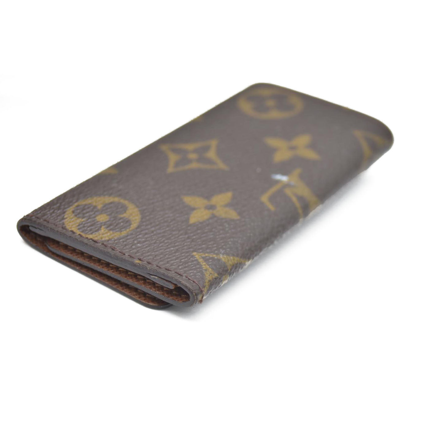 Louis Vuitton Monogram Multicles 4 Ring Key Case Brown RA0092