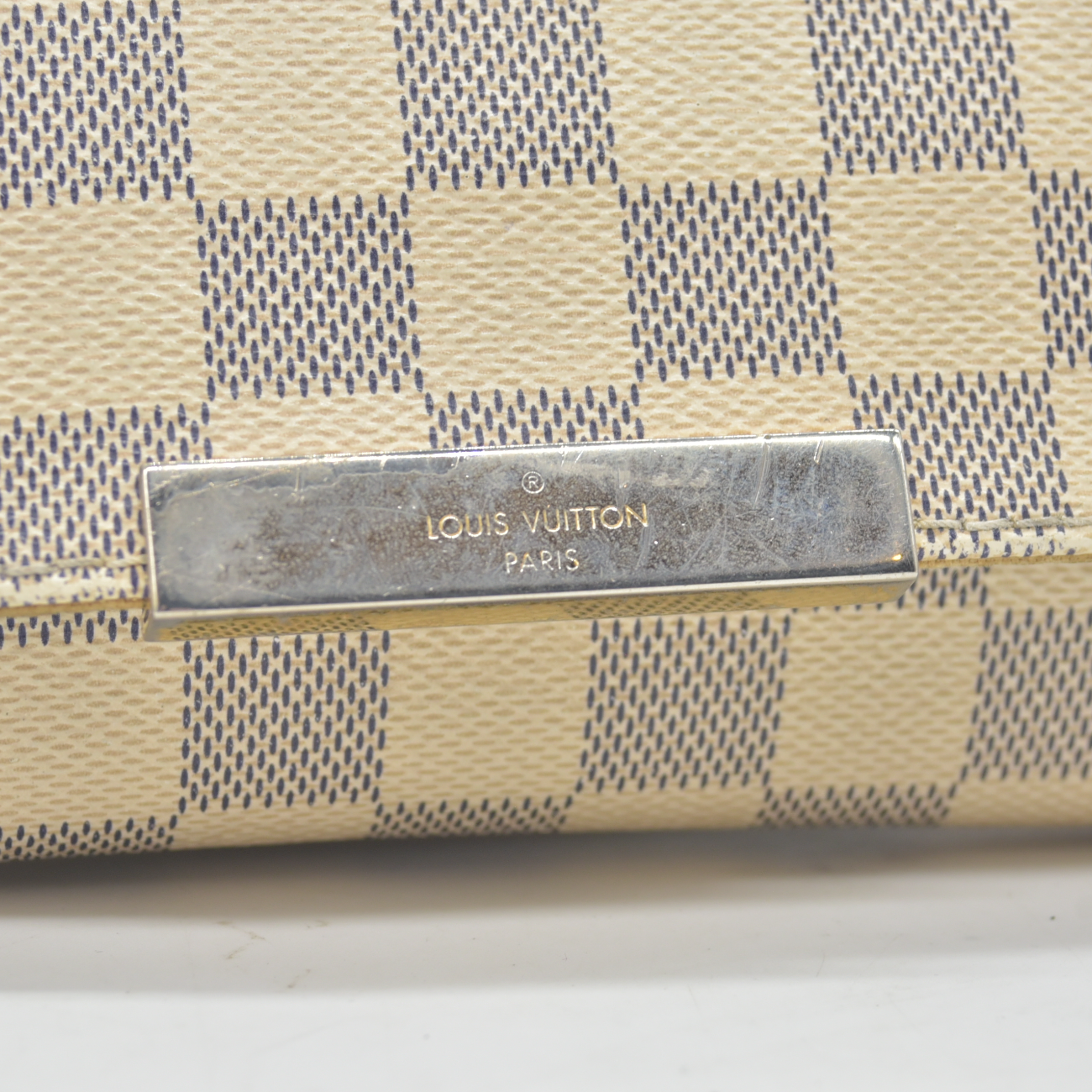 $1650 Louis Vuitton Damier Azur Favorite MM FL1134