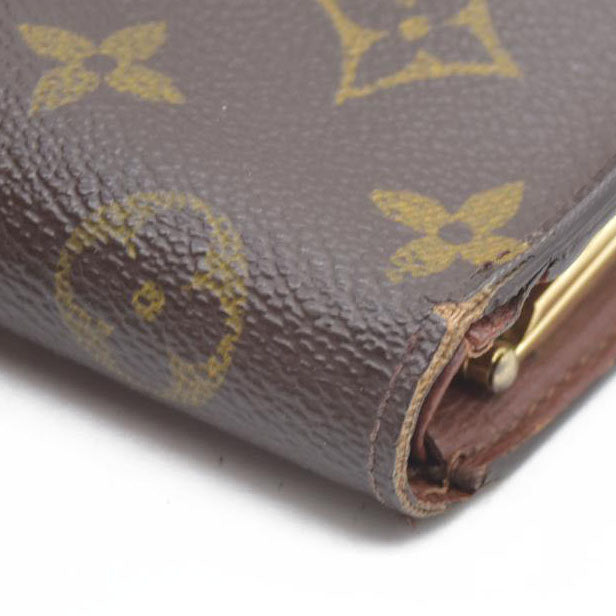 LOUIS VUITTON Monogram Porte Monnaie Billets Viennois Wallet SD0031