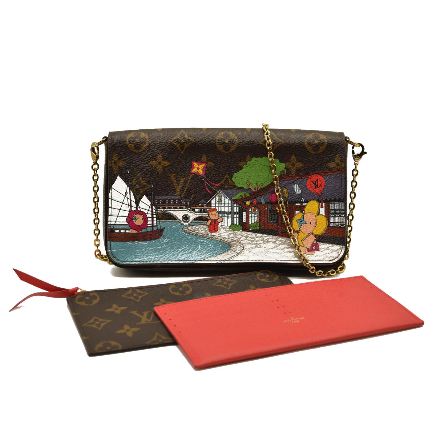 LOUIS VUITTON Monogram Christmas 2022 Animation China Chengdu Boutique Felicie