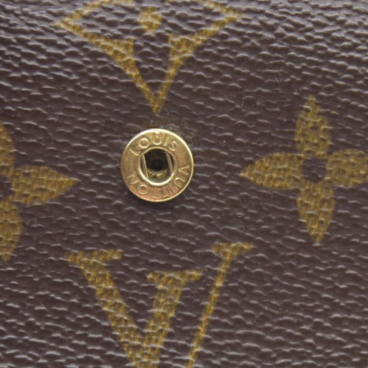 LOUIS VUITTON Monogram Porte Monnaie Billets Viennois Wallet SD0031