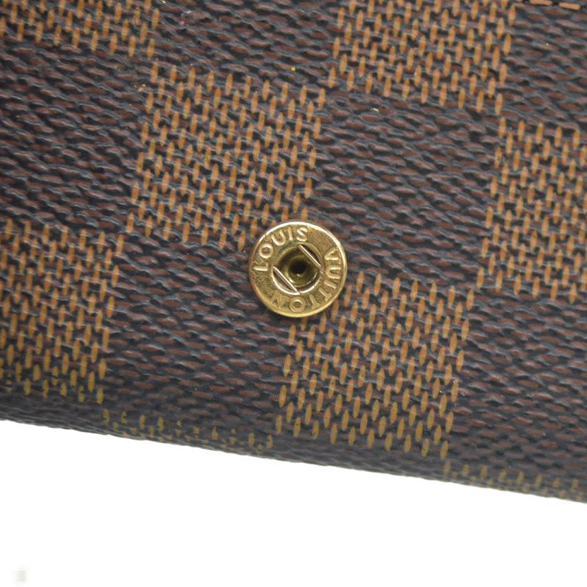 Louis Vuitton Damier Multicles 4 Ring Key Case Brown FL4007