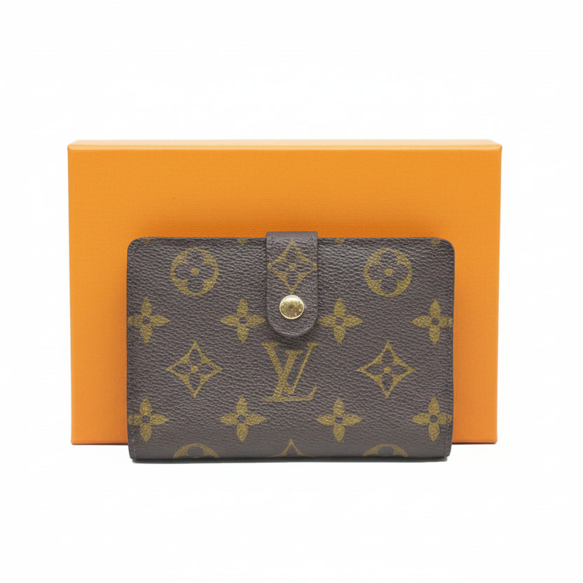 LOUIS VUITTON Monogram Porte Monnaie Billets Viennois Wallet CA0020