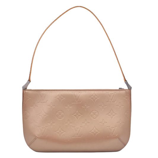 $750 Louis Vuitton Gold Monogram Mat Fowler shoulder bag CONSIGNMENT