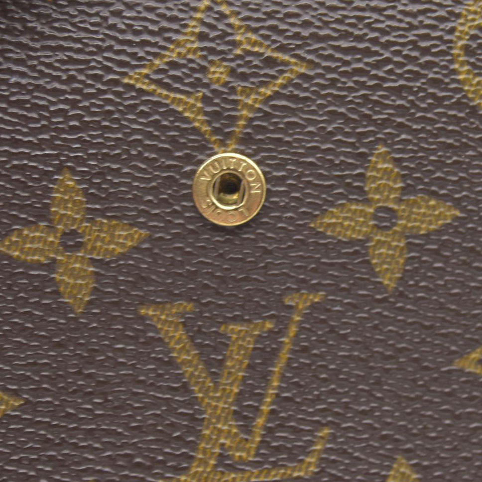 LOUIS VUITTON Monogram Porte Monnaie Billets Viennois Wallet CA0020