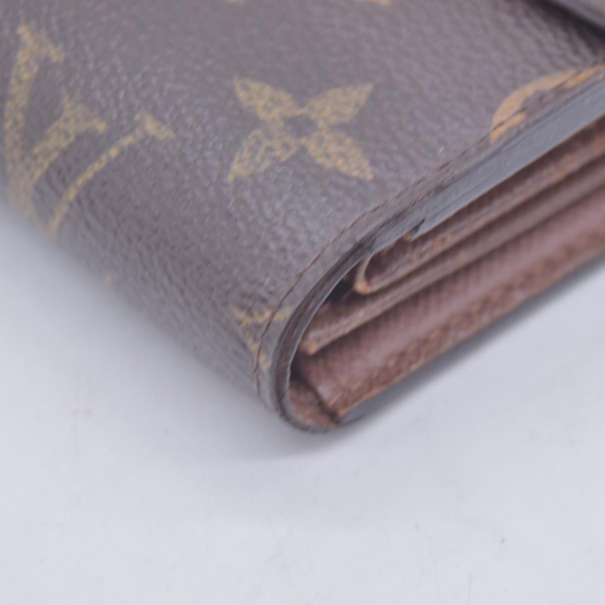 $550 Louis Vuitton Monogram Porte Tresor Etui Papiers Wallet