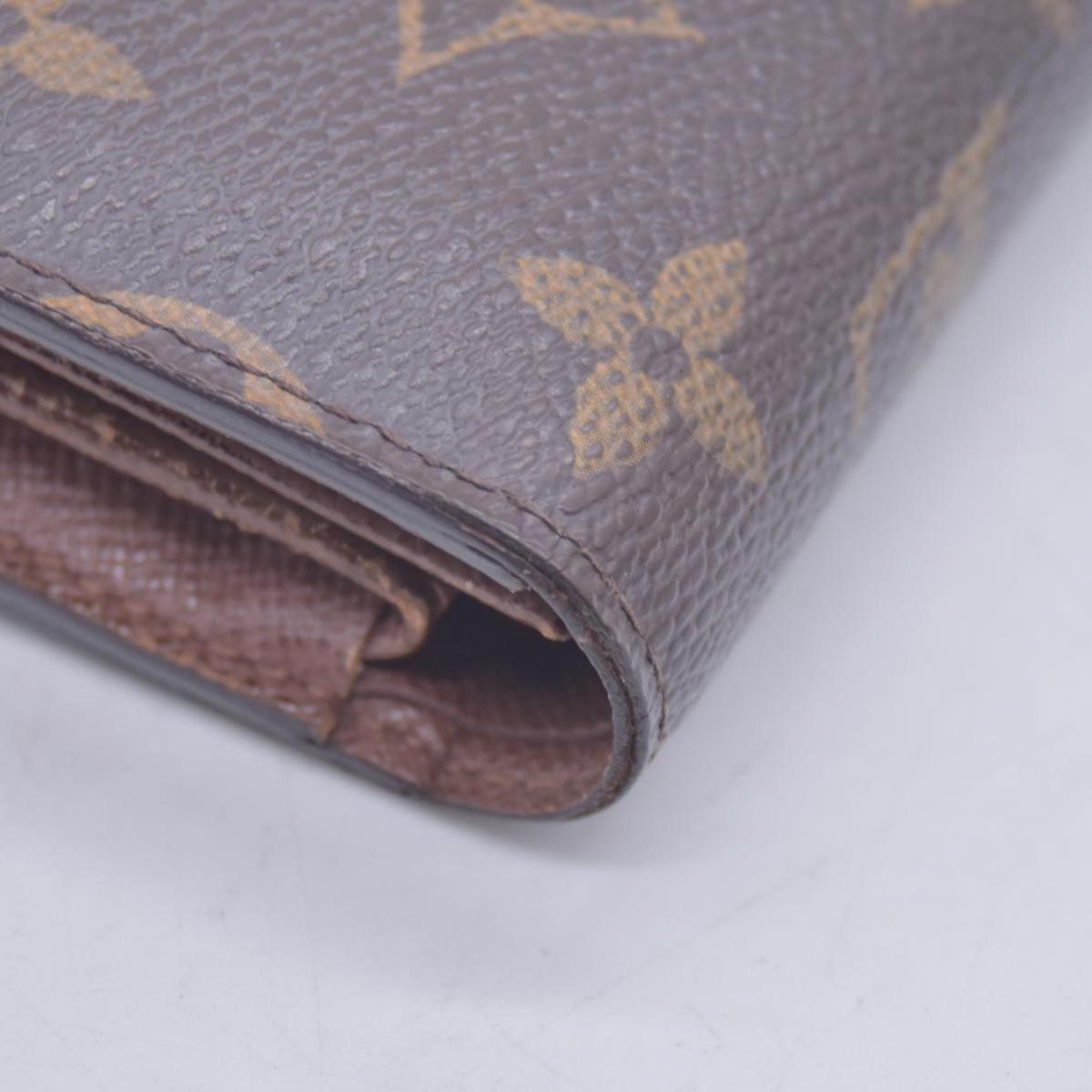 $550 Louis Vuitton Monogram Porte Tresor Etui Papiers Wallet