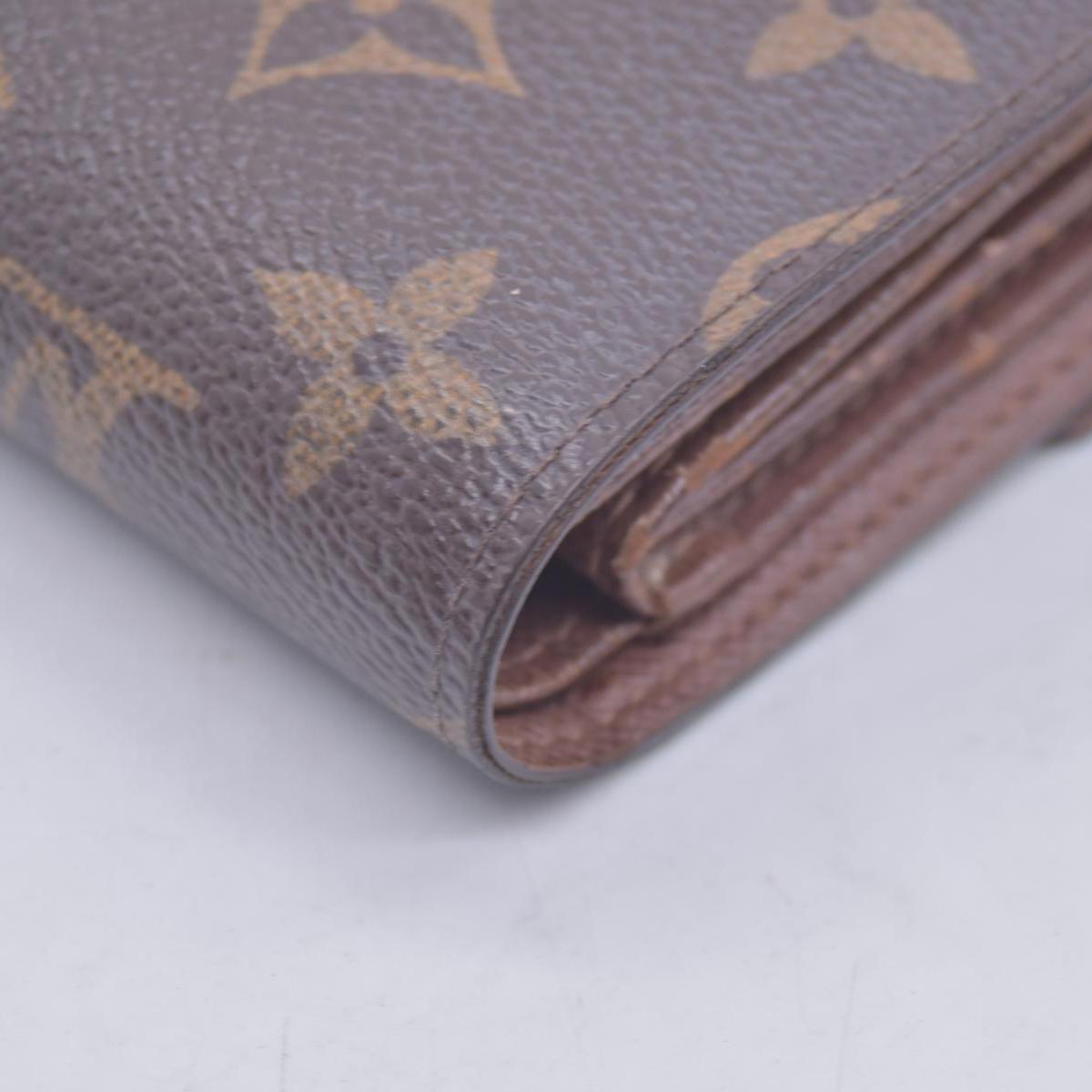 $550 Louis Vuitton Monogram Porte Tresor Etui Papiers Wallet