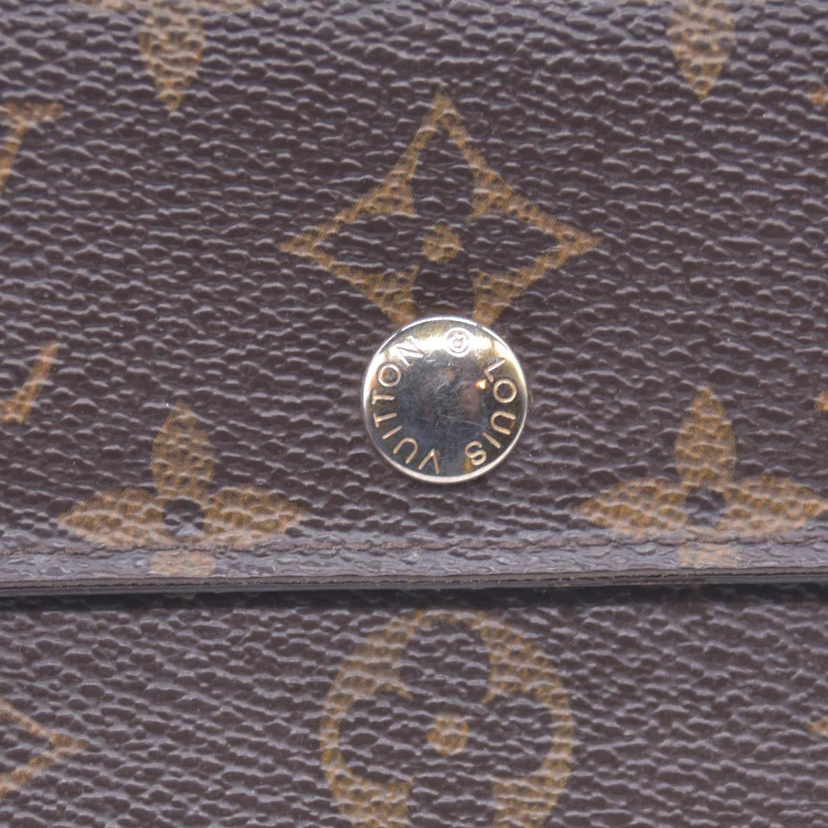 $550 Louis Vuitton Monogram Porte Tresor Etui Papiers Wallet