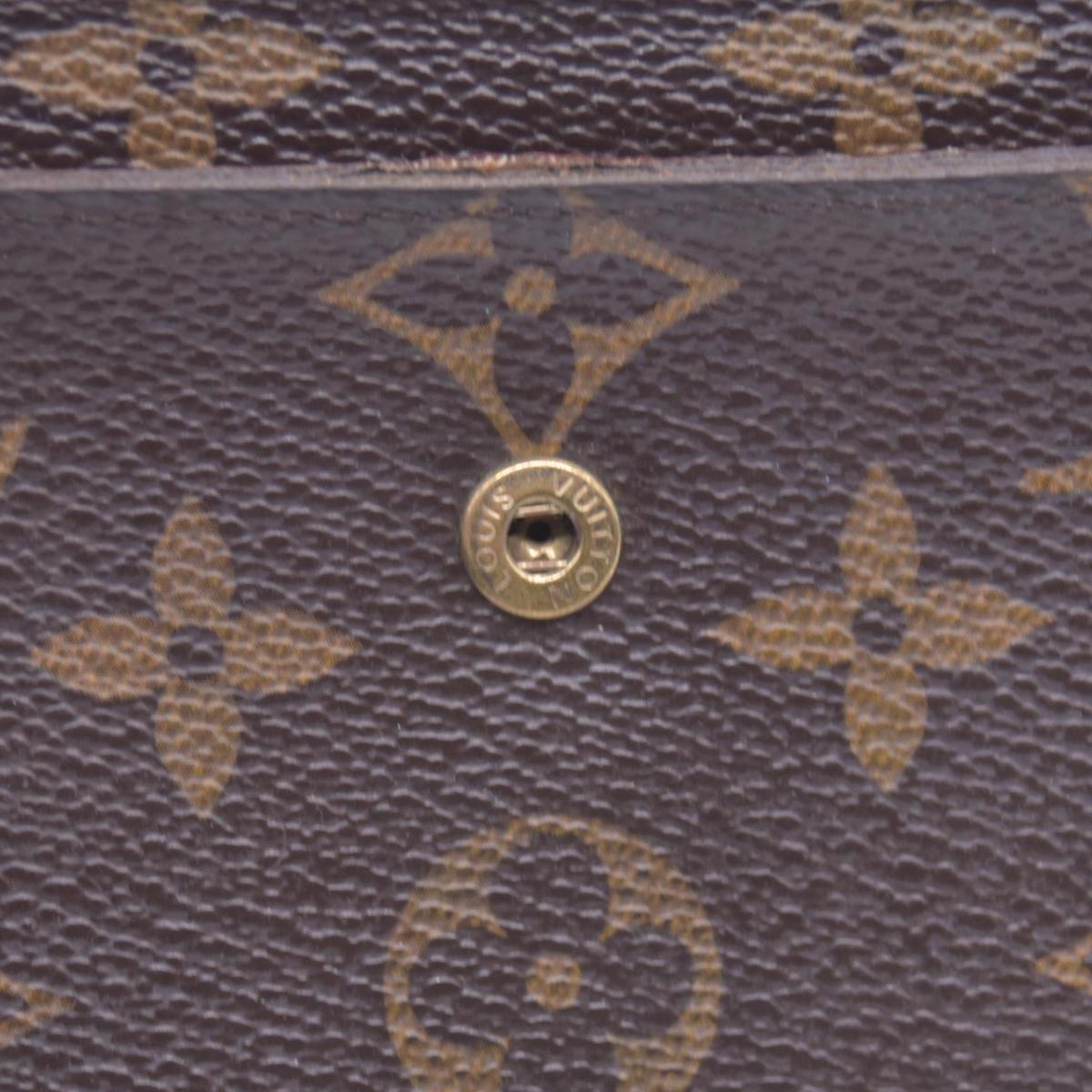 $550 Louis Vuitton Monogram Porte Tresor Etui Papiers Wallet