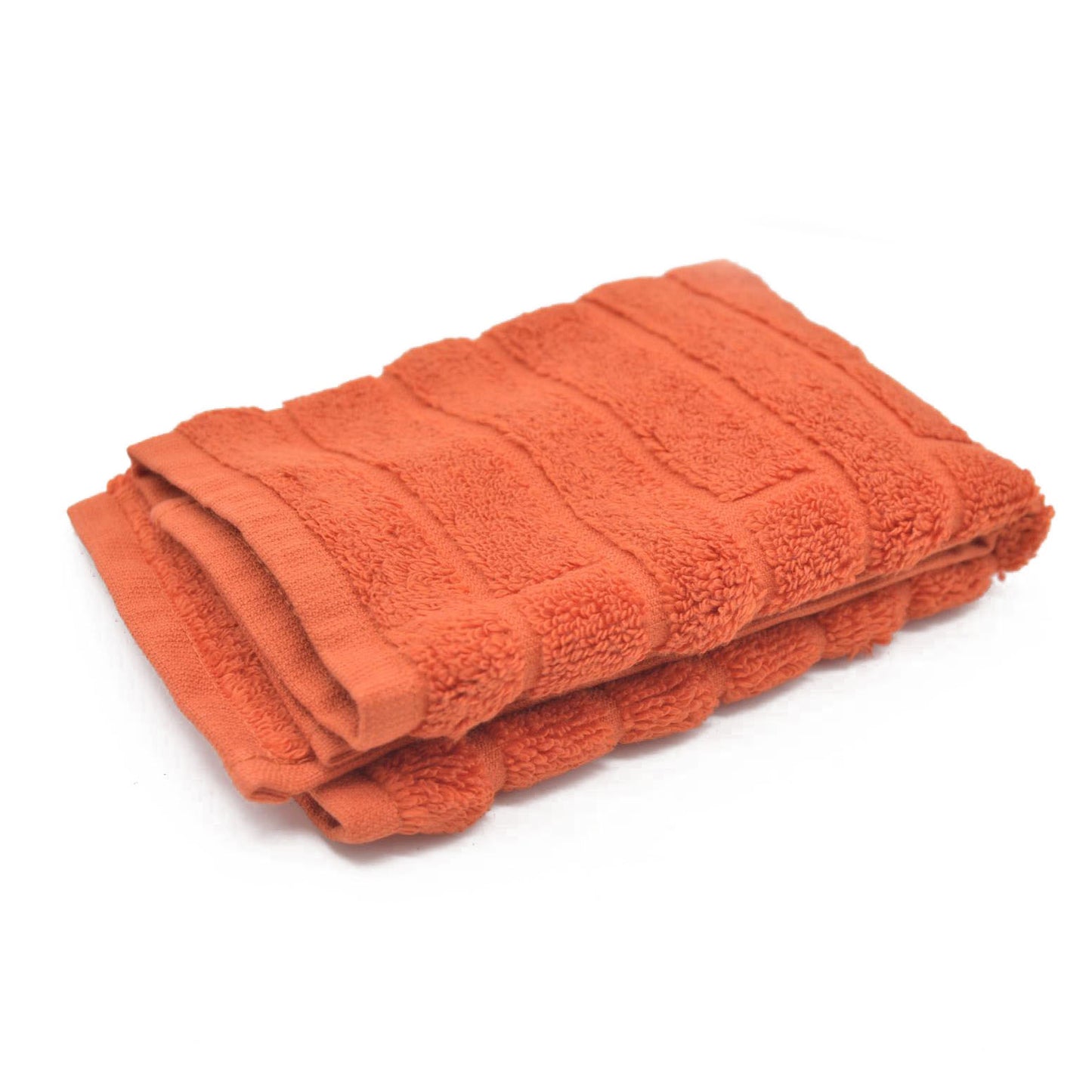 $90 NEW Unused HERMES 100% Cotton Towel Handkerchief Orange