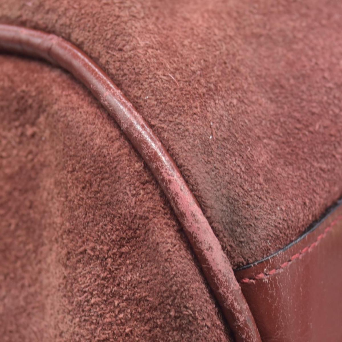 $3800 Cartier Suede Boston Bag Consignment