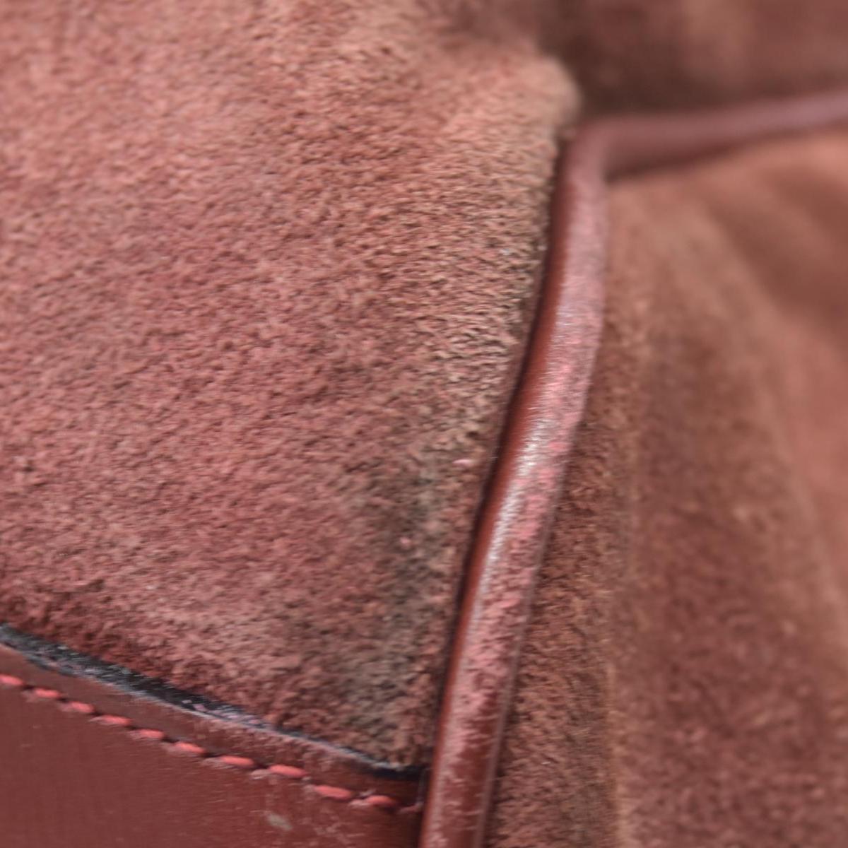 $3800 Cartier Suede Boston Bag Consignment