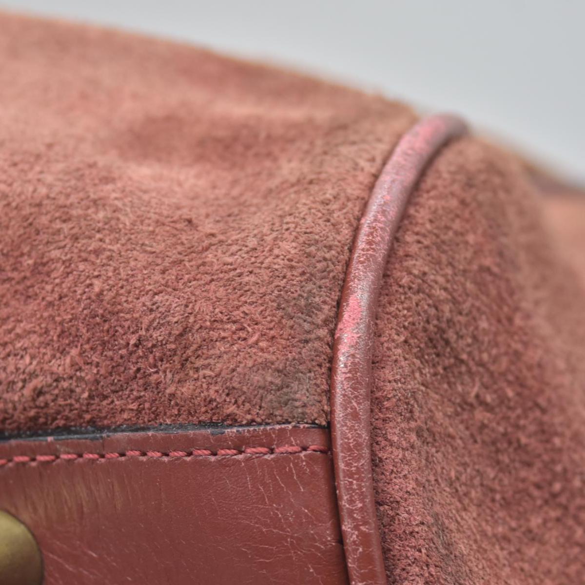 $3800 Cartier Suede Boston Bag Consignment
