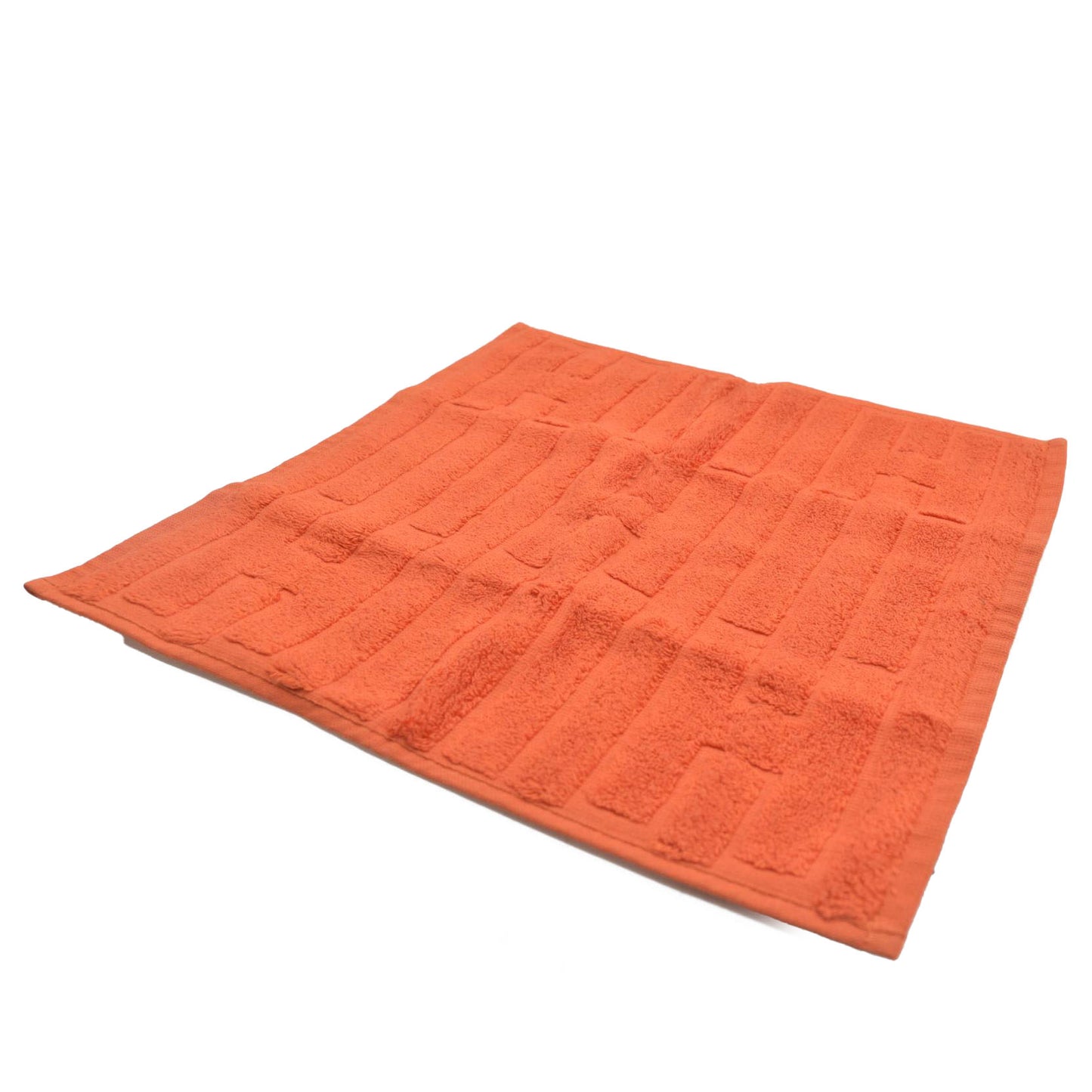 $90 NEW Unused HERMES 100% Cotton Towel Handkerchief Orange