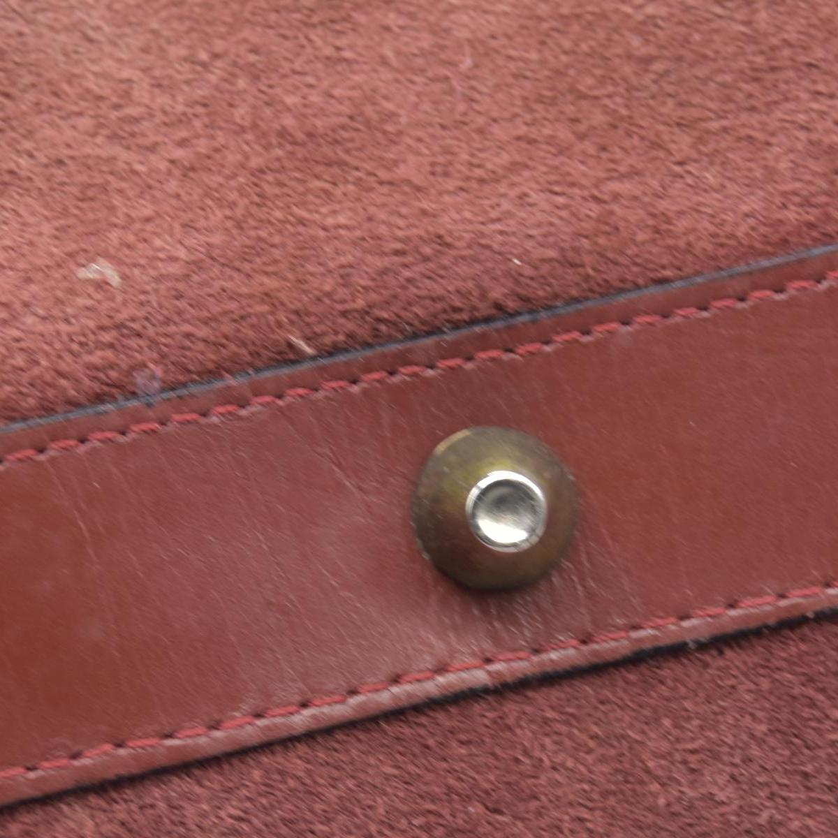 $3800 Cartier Suede Boston Bag Consignment