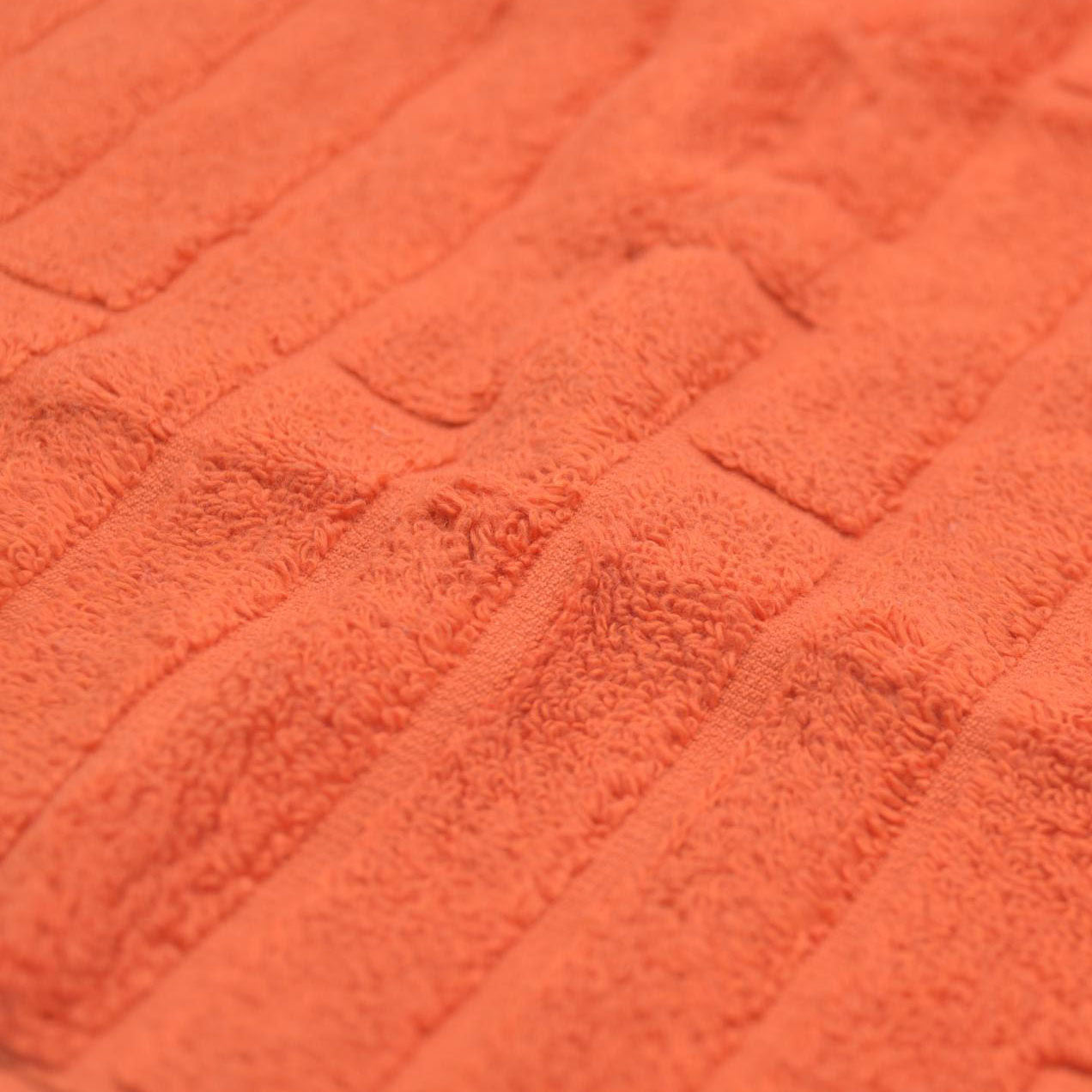 $90 NEW Unused HERMES 100% Cotton Towel Handkerchief Orange