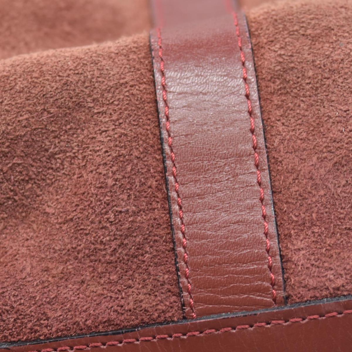 $3800 Cartier Suede Boston Bag Consignment