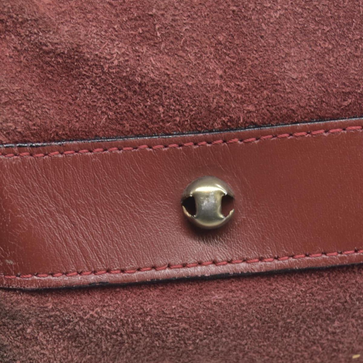 $3800 Cartier Suede Boston Bag Consignment
