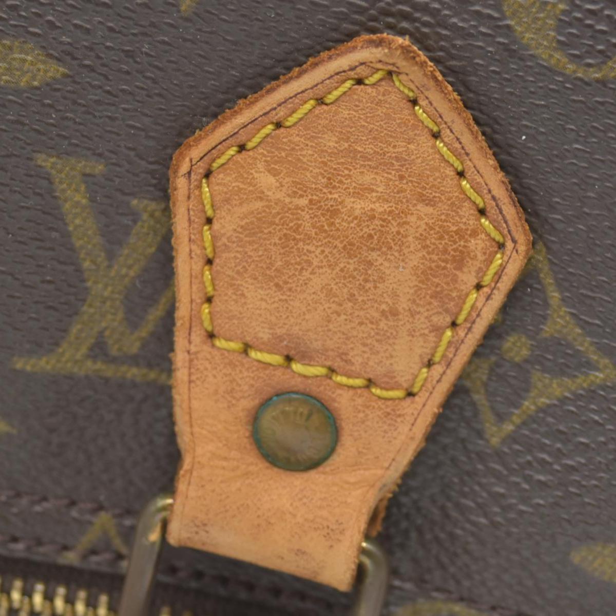 $1700 1985 Louis Vuitton Monogram Speedy 35 MB852