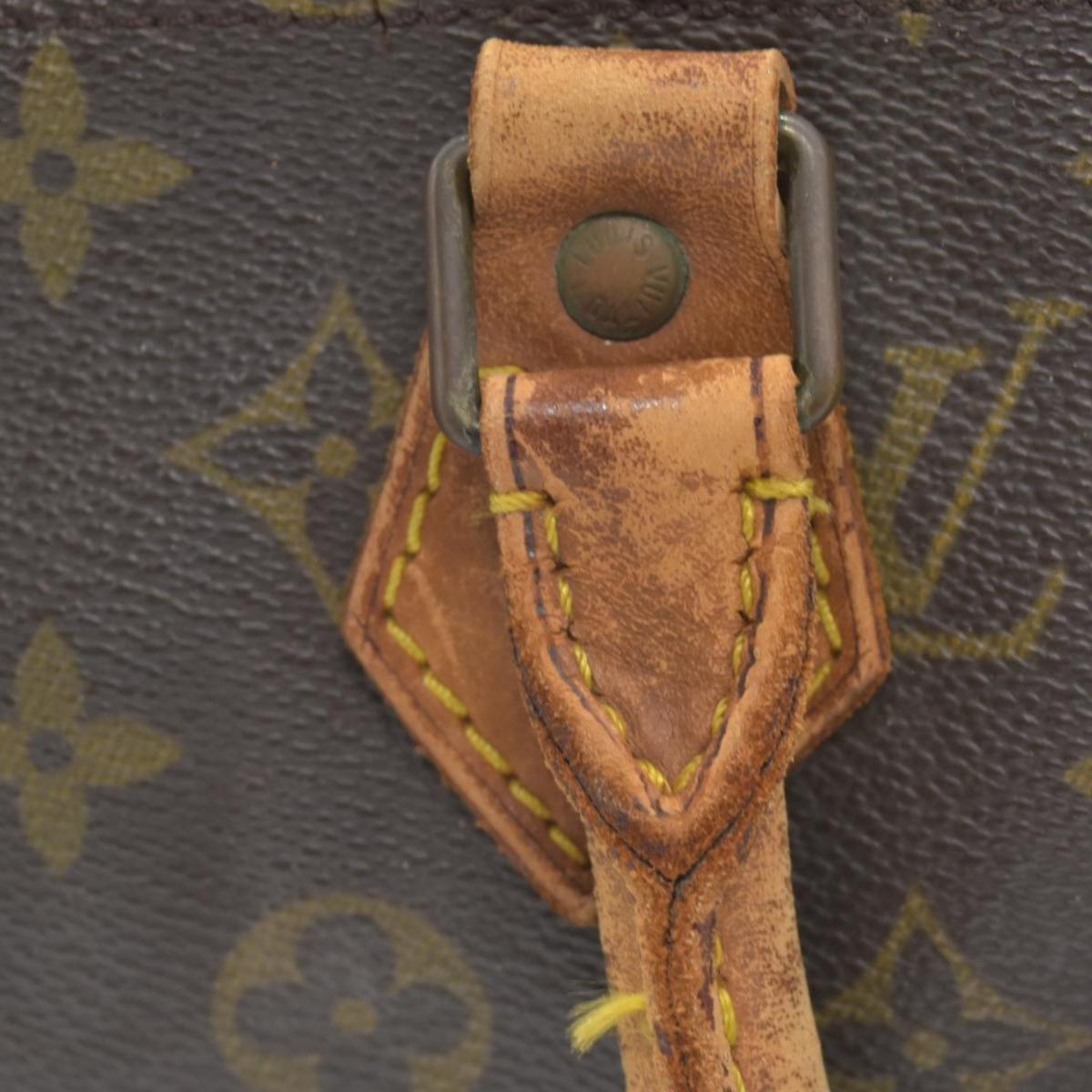 $1700 1985 Louis Vuitton Monogram Speedy 35 MB852