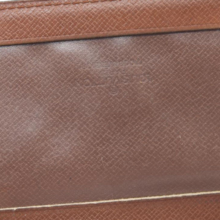 $350 Louis Vuitton Monogram Porte 2 Cartes Vertical Pass Card Case Brown 874A2 CONSIGNMENT