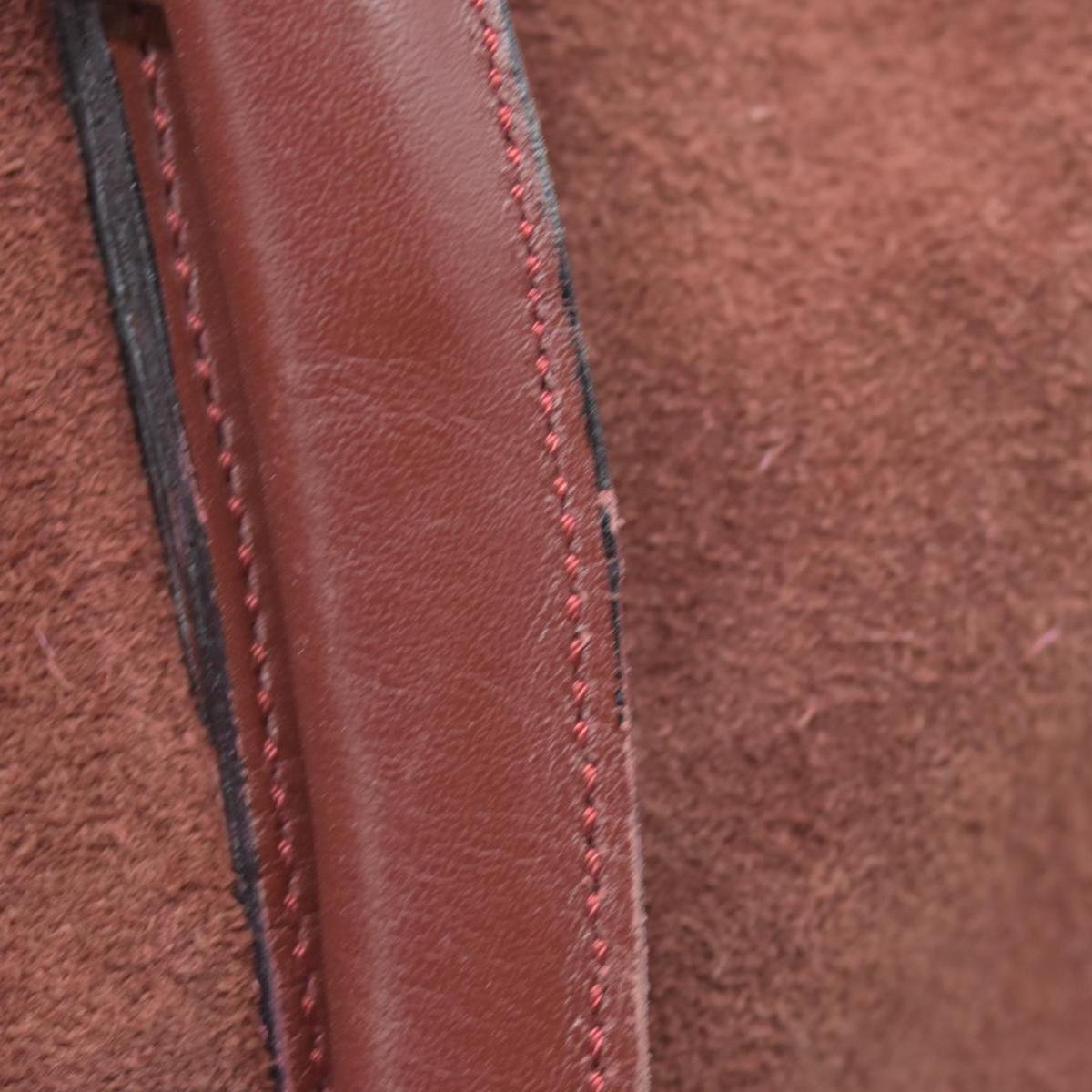 $3800 Cartier Suede Boston Bag Consignment