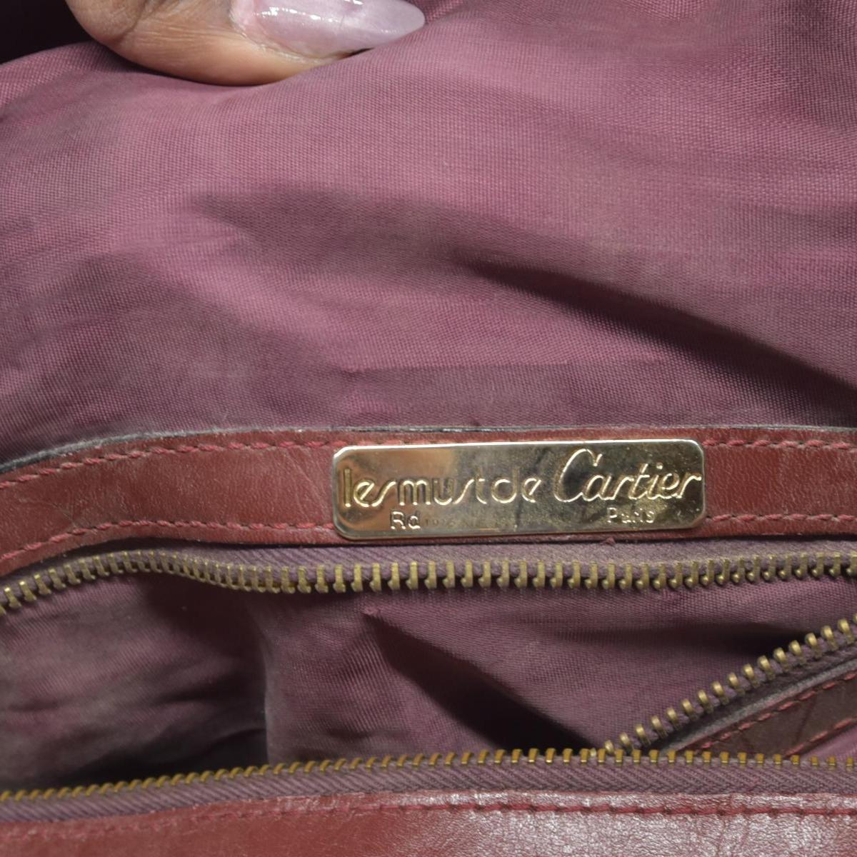$3800 Cartier Suede Boston Bag Consignment